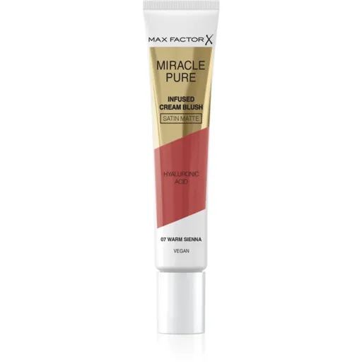 Max Factor Miracle Pure krémová lícenka odtieň 07 Warm Sienna 15 ml