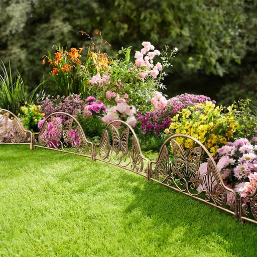 Die moderne Hausfrau Zahradní plůtek Motýl, 4 ks