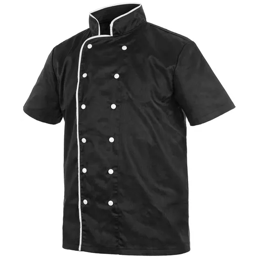 Canis (CXS) Rondon s krátkym rukávom CHEF - Čierna / biela | 44