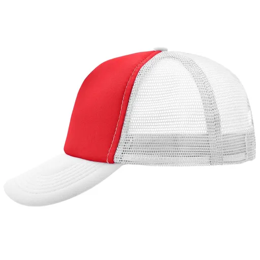 Myrtle Beach (Daiber) 5 panelová šiltovka MB070 - Červená / biela | uni