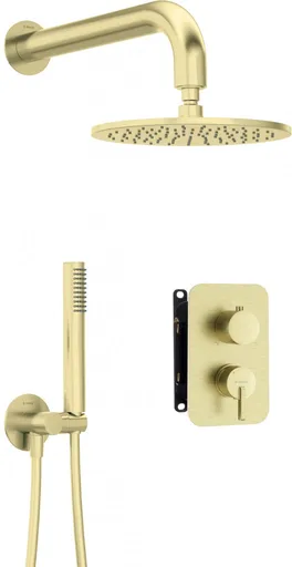 DEANTE DEANTE - Silia Concealed BOX, batéria Podomietkový sprchový set, s batériou BOX - so sprchovou hlavicou BXYYRQSM