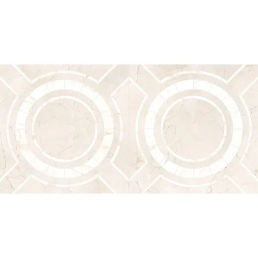 Dlažba Dom Intarsi creta satin 3D 60x120 cm leštená INW00204TS