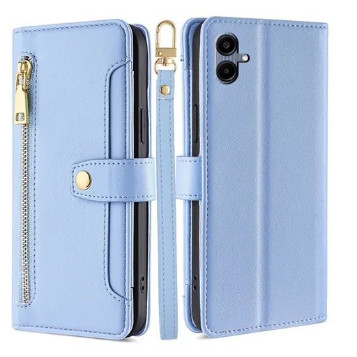 PASTEL Peňaženkové puzdro pre Samsung Galaxy A06 modré