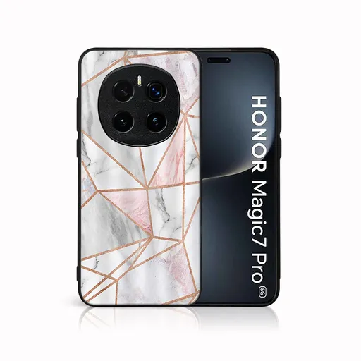 MY ART Ochranný kryt pre Honor Magic7 Pro 5G PINK MARBLE (143)