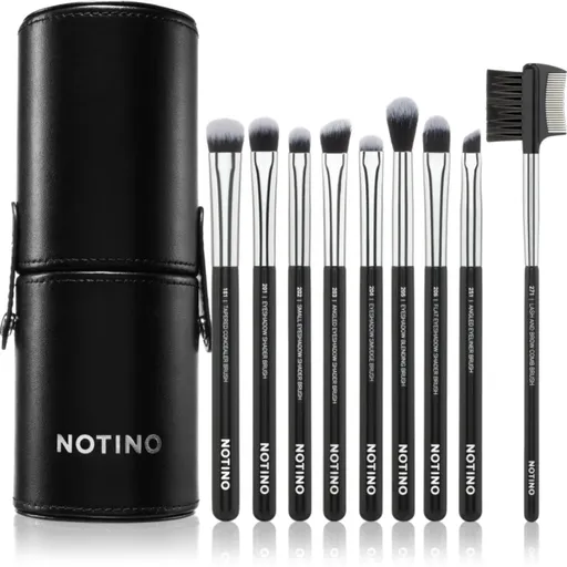 Notino Makeup Brushes Eye Area Professional Make-Up Brush Set sada štetcov s puzdrom