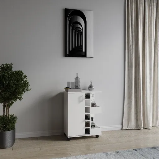 Kuchyňský vozík VCM „Esilo M“, bílý