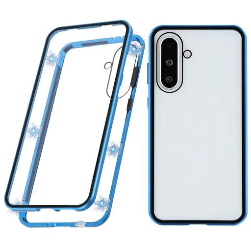 Magnetický kryt 360 pre Samsung Galaxy A56 modrý