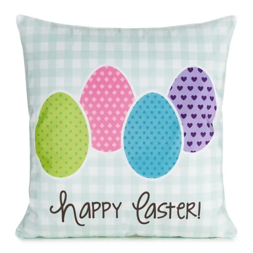 ArtFir Veľkonočná obliečka EASTER 1 | modrá/ružová 45 x 45 cm