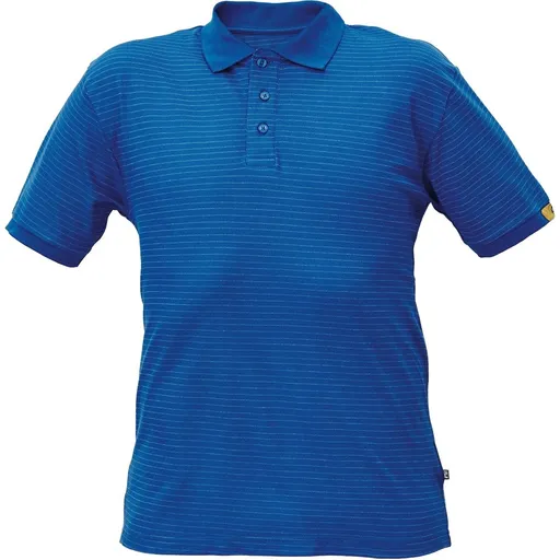Cerva Antistatická polokošeľa s krátkym rukávom NOYO POLO ESD - Kráľovská modrá | 3XL