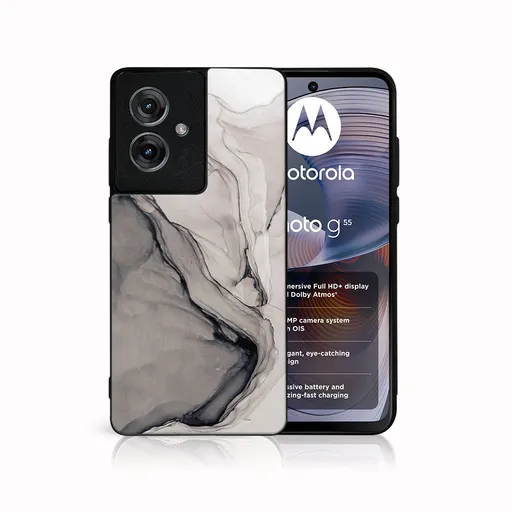 MY ART Ochranný kryt pre Motorola Moto G55 5G BLACK INK (146)