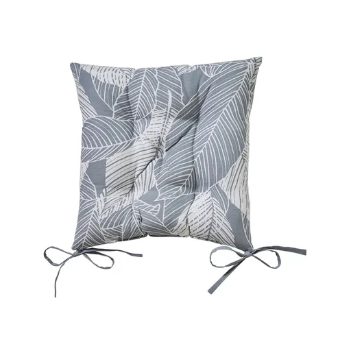 Sada 2 obojstranných sedákov na stoličku s potlačou listov