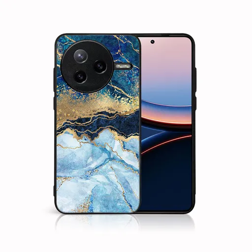 MY ART Ochranný kryt pre Xiaomi Poco F7 Ultra BLUE MARBLE (141)