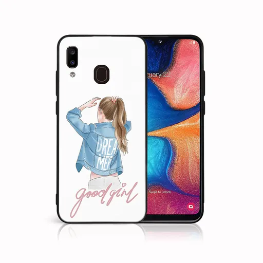 MY ART Ochranný obal pre Samsung Galaxy A20e GOOD GIRL (130)