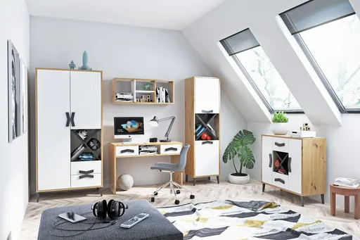 ArtSegam Detská izba HIX | biela, artisan