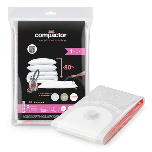 Compactor Vákuové úložné vrece Bag Aspispace XL 80 x 130 cm, XL