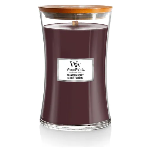 WOODWICK Vonná sviečka veľké sklo Phantom Cherry 609 g