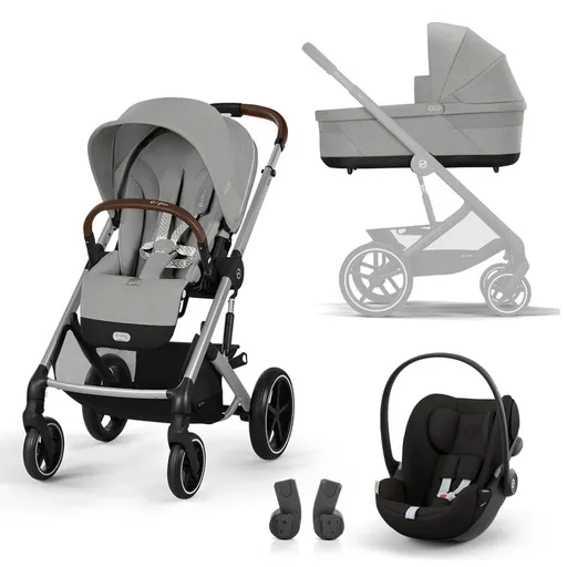 CYBEX Kočík kombinovaný Balios One Box comfort 3v1 Stone Grey