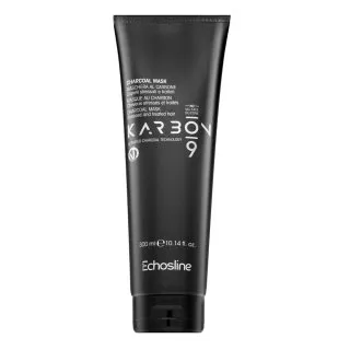 Echosline Karbon 9 Charcoal Mask maska pre farbené, chemicky ošetrené a zosvetlené vlasy 300 ml