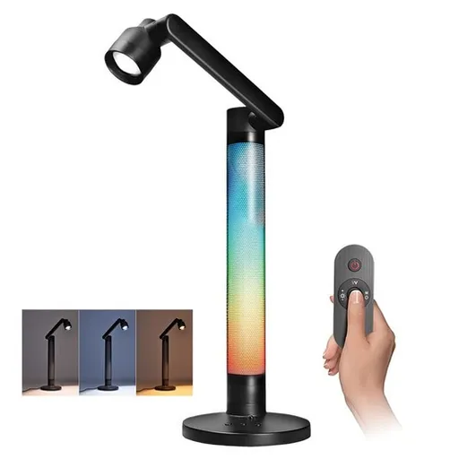 LED stolová lampa Solight čierna WO67