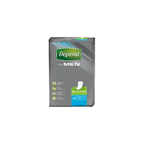 Depend for men 2 inkontinenčné vložky pre mužov 14 ks