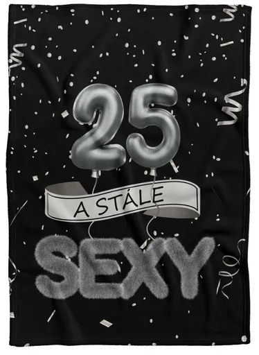 Deka Stále sexy – Čierna (vek: 25, Podšitie baránkom: NE)