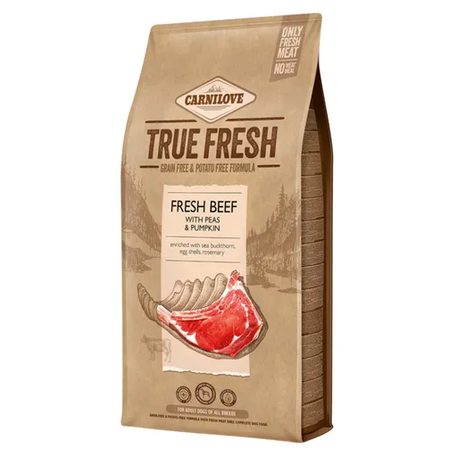 CARNILOVE Dog true fresh adult beef pre psov 1 ks, Hmotnosť balenia: 4 kg