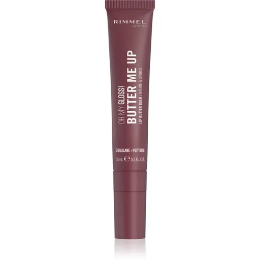 Rimmel Oh My Gloss! Butter Me Up hydratačný balzam na pery odtieň 003 Mellow Mocha 15 ml