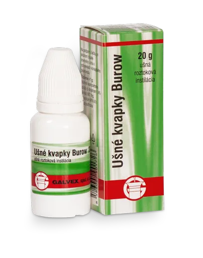 Burow ušná instilácia Vulm int.oto. 1x 20 g