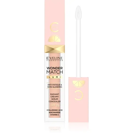 Eveline Cosmetics Wonder Match Lumi rozjasňujúci korektor SPF 25 odtieň 10 Vanilla 6,8 ml