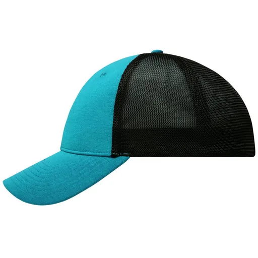 Myrtle Beach (Daiber) Šiltovka so sieťkou Elastic Fit MB6215 - Tyrkysová / čierna | L/XL