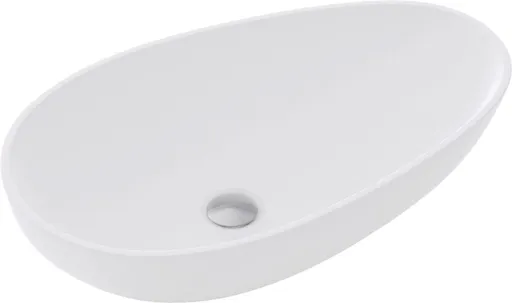 MEXEN - Nora umývadlo na dosku liaty mramor 60 x 36, biela 23056001