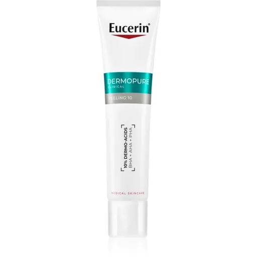Eucerin DermoPure Clinical Peeling 10 nočný peelingový krém pre problematickú pleť, akné 40 ml