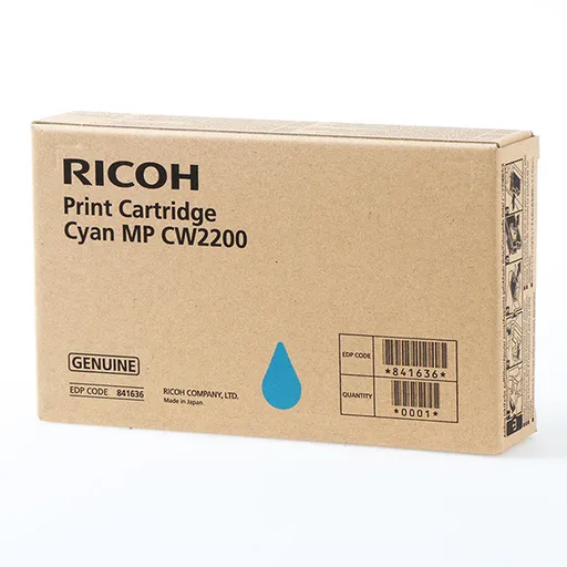 RICOH 841636 - originálna cartridge, azúrová