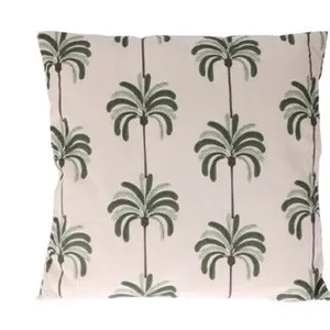 Vankúšik Palmy zelená, 45 x 45 cm