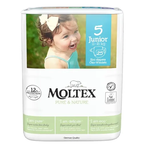 MOLTEX Pure & Nature Junior 11-16 kg 25 kusov