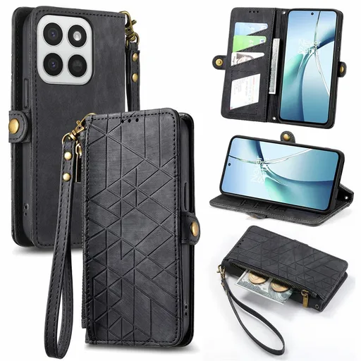 GEOM Peňaženkové puzdro pre Honor 400 Smart 5G / Honor X7d čierne