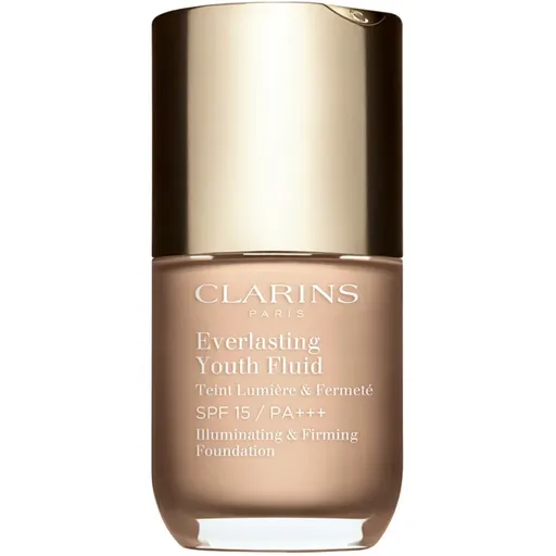 Clarins Everlasting Youth Fluid Foundation rozjasňujúci make-up SPF 15 odtieň 102.5 Porcelain 30 ml