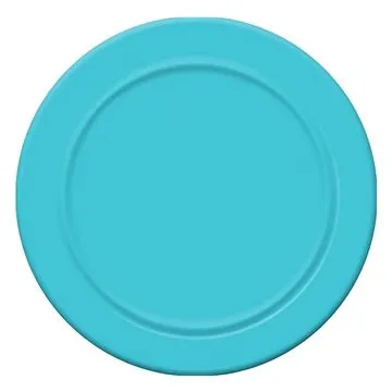 Talíře světle modré 18 cm - 6 ks (5901238687047)
