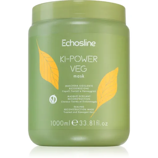 Echosline Ki-Power Veg Mask regeneračná maska pre poškodené vlasy 1000 ml