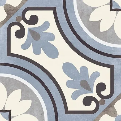 Dlažba Del Conca Paris blu 20x20 cm mat 20PR00SBA