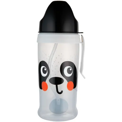 Canpol babies BabiesBoo Sport Cup športová fľaša s rúrkou so závažím Panda 350 ml