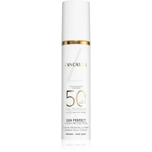 Lancaster Sun Perfect Mineral Glow Cream SPF50 minerálny krém pre rozjasnenie a hydratáciu SPF 50 50 g