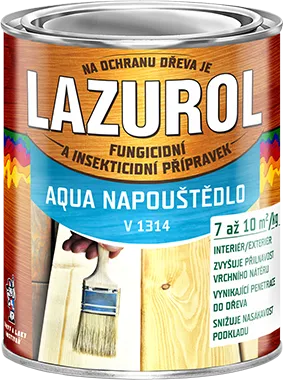 BARVY A LAKY HOSTIVAŘ LAZUROL AQUA NAPÚŠŤADLO - fungicídne a insekticídne napúštadlo na drevo 2,5 kg bezfarebný