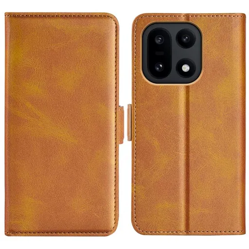 SIDE Peňaženkové puzdro pre OnePlus 15 svetlohnedé