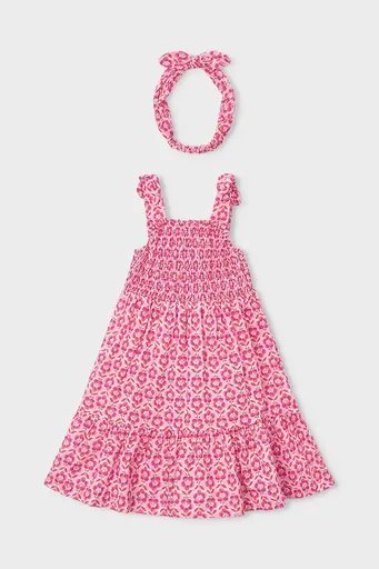 Dievčenské bavlnené šaty Mayoral