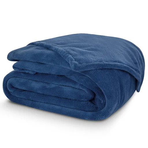 BedTex Deka mikroplyš modrá, 150 x 200 cm