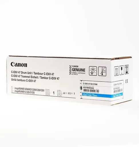 Canon originál válec C-EXV47 C, 8521B002, cyan, 33000str., azurová