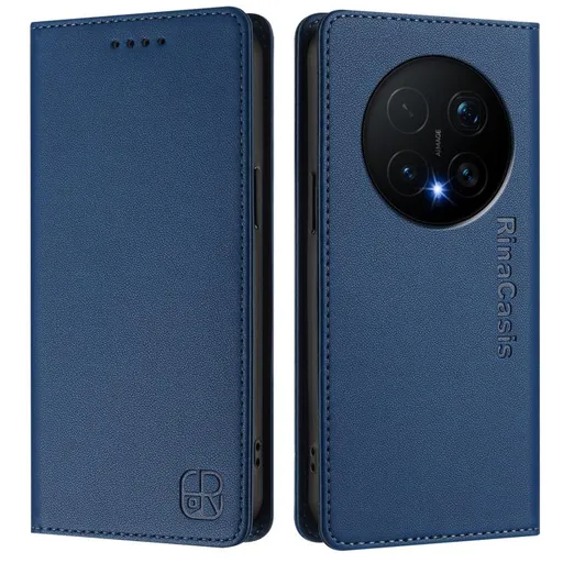 RINA Zaklápacie puzdro pre Honor Magic8 Pro tmavomodré