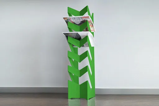 Radius design cologne Držiak na noviny a časopisy RADIUS DESIGN (NEWS-BODEN grün 528E) zelený