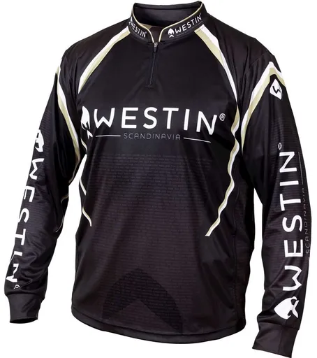 Westin funkčné tričko s dlhým rukávom tournament shirt black/grey - xxl